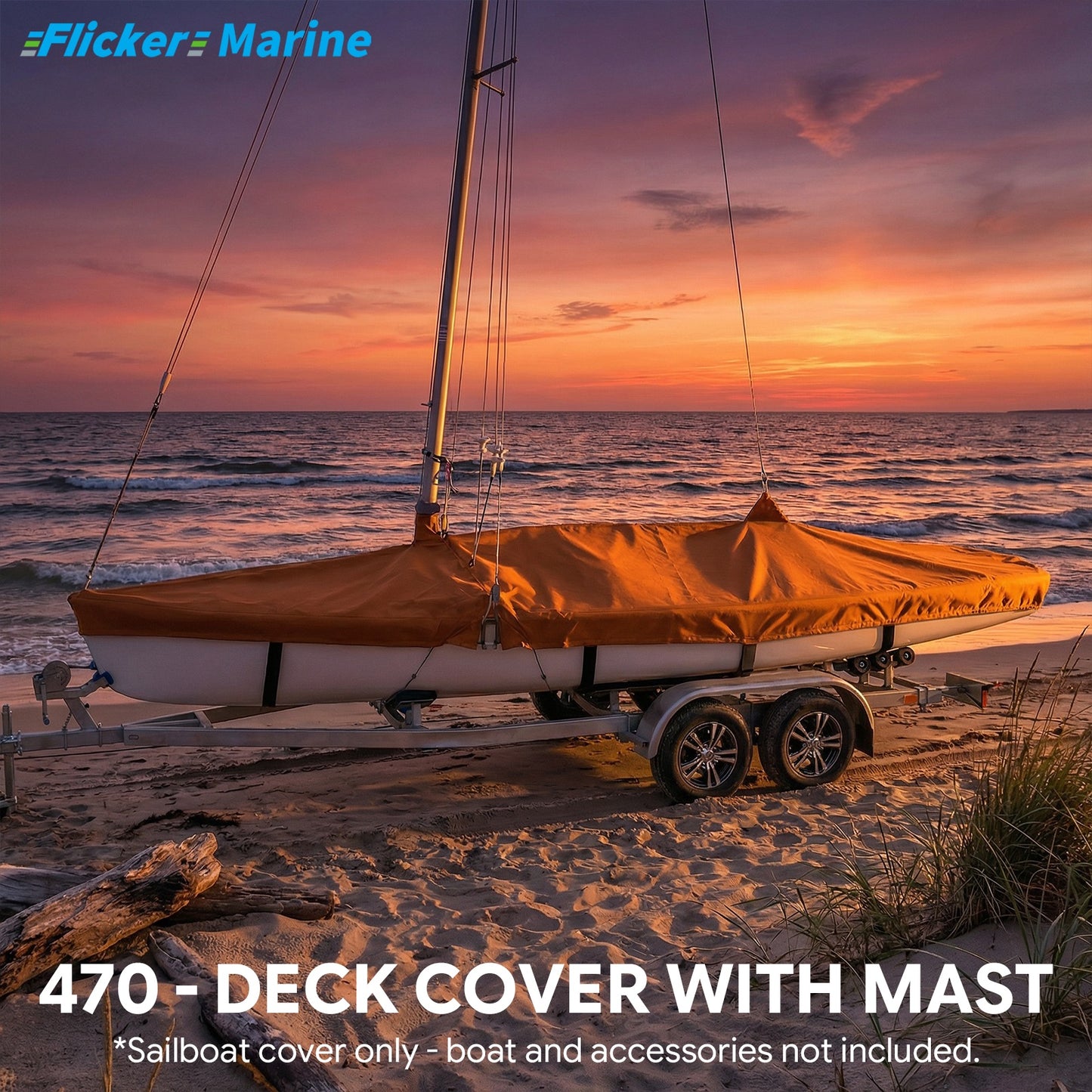 Colorful Sailboat Cover for 470