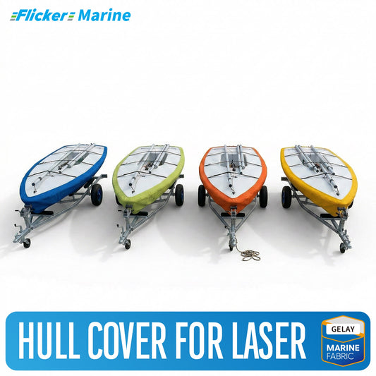Colorful Sailboat Cover for Laser