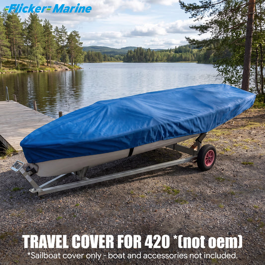 Colorful Sailboat Cover for 420