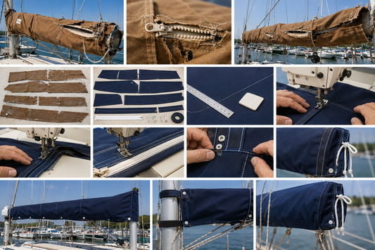 How I Replaced a Worn-Out Mainsail Cover and Built a Better One