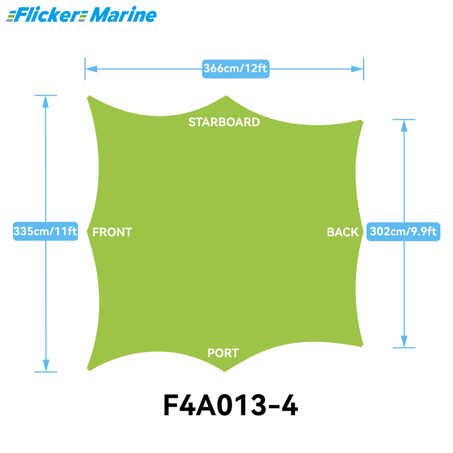Sailboat Cockpit Shade – 8-Sided Marine Sun Canopy for Sailboats