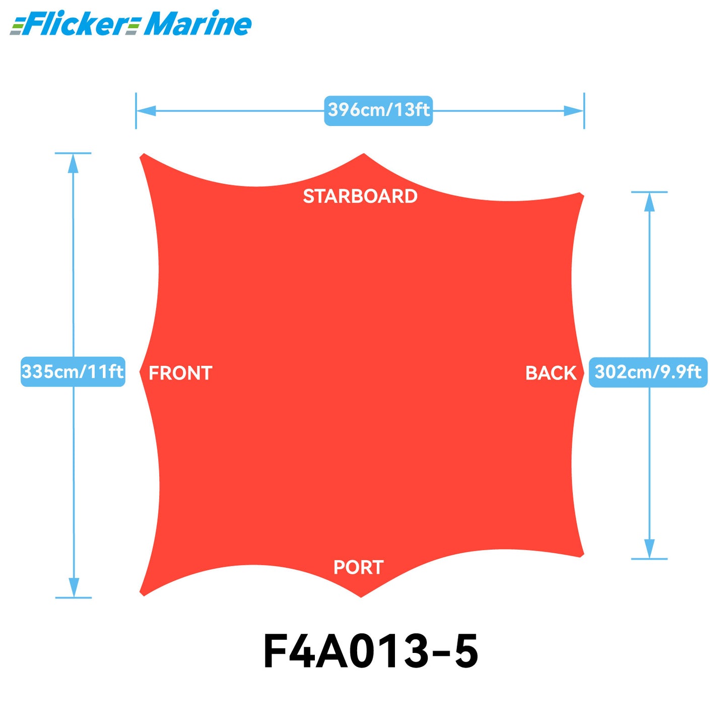 Sailboat Cockpit Shade – 8-Sided Marine Sun Canopy for Sailboats