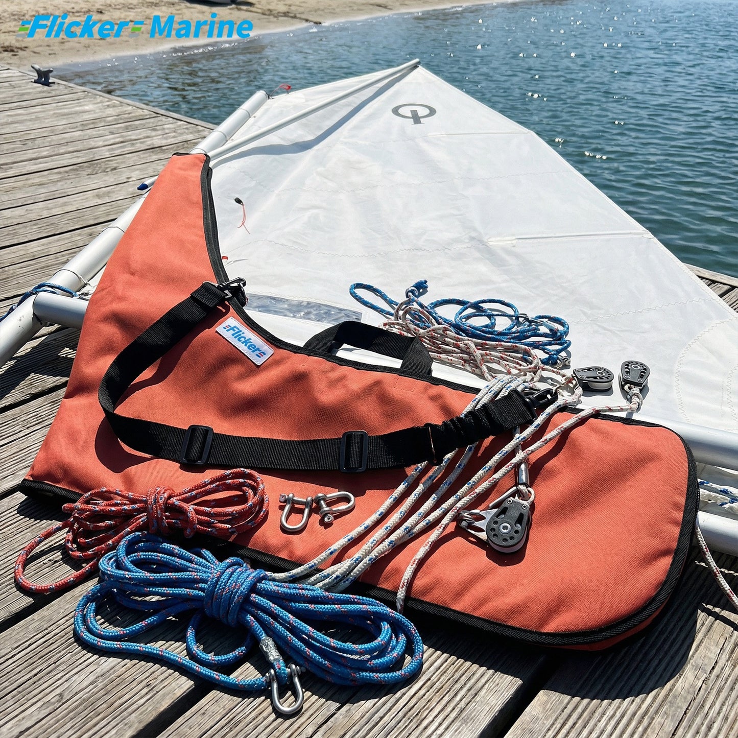 Colorful Sailboat Cover for Optimist