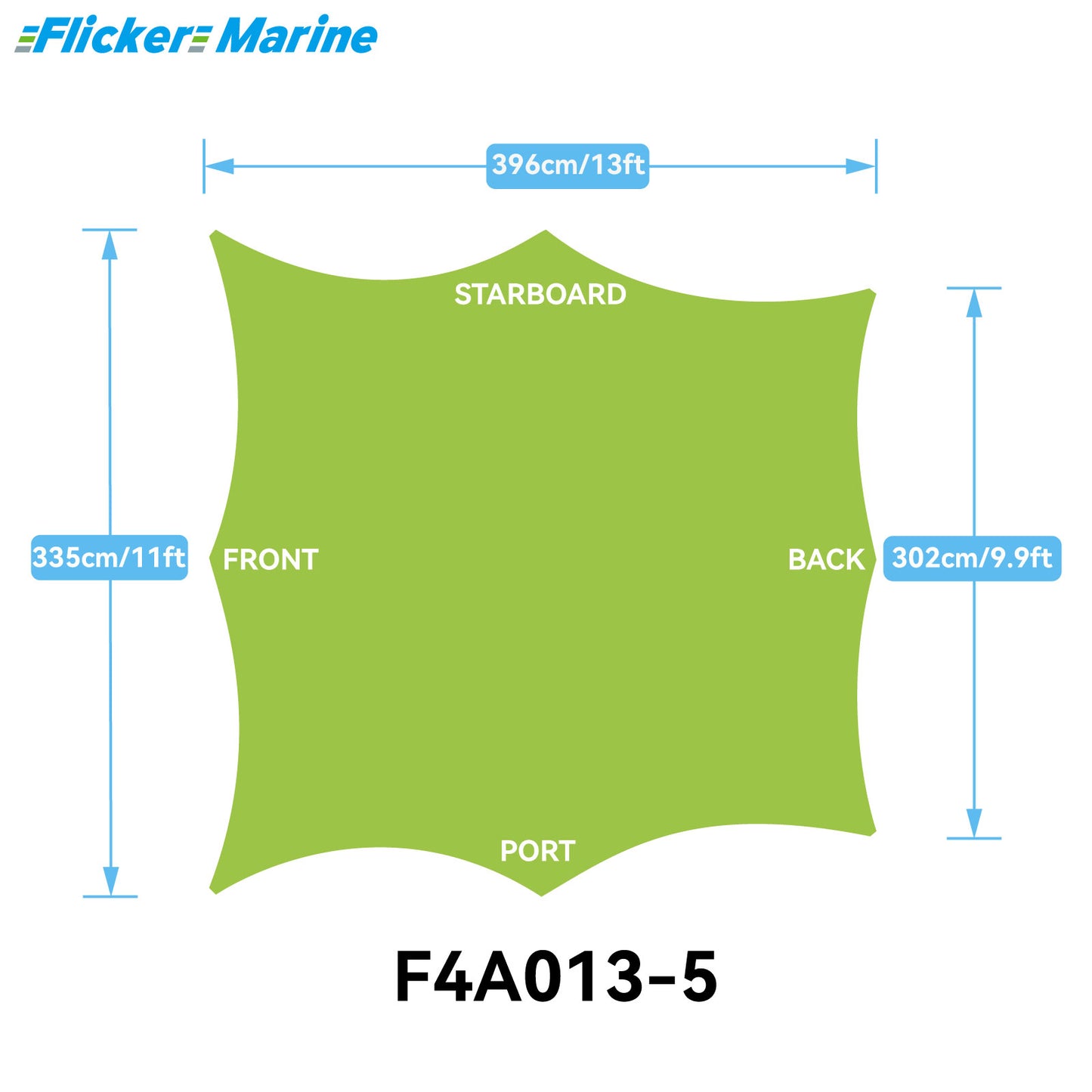 Sailboat Cockpit Shade – 8-Sided Marine Sun Canopy for Sailboats