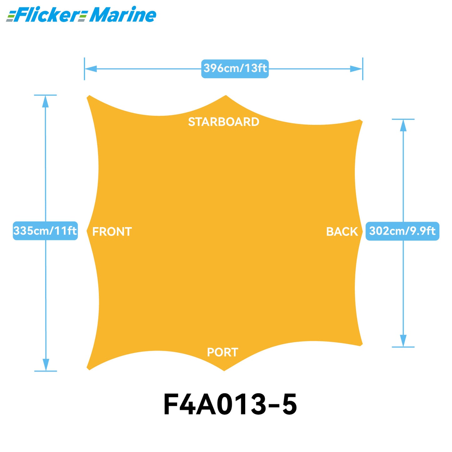 Sailboat Cockpit Shade – 8-Sided Marine Sun Canopy for Sailboats
