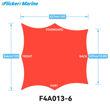 Sailboat Cockpit Shade – 8-Sided Marine Sun Canopy for Sailboats