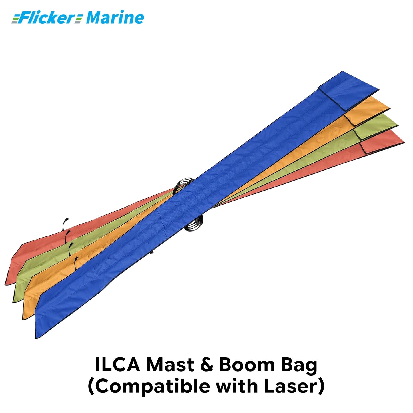 Colorful Mast & Boom Bag for ILCA Style Dinghy, Polyester Sailing Gear Storage Bag, 4 Colors