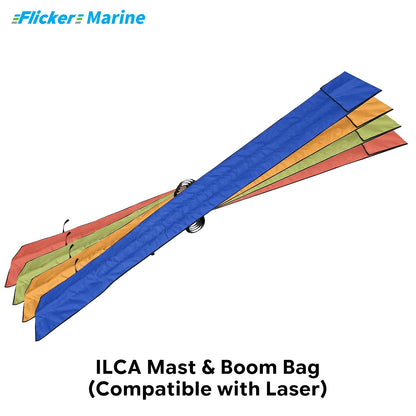 Colorful Mast & Boom Bag for ILCA Style Dinghy, Polyester Sailing Gear Storage Bag, 4 Colors