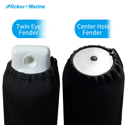 Acrylic Boat Fender Cover, Marine Fender Protector Sleeve, 3 Sizes, 2/4 Pack