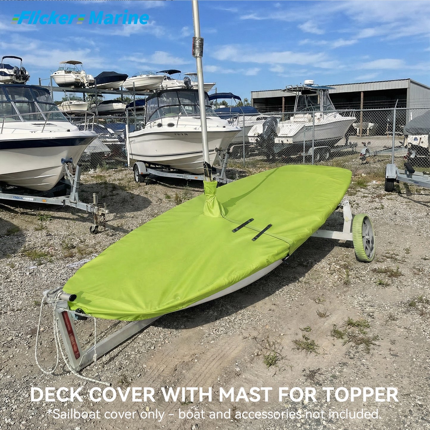 Colorful Sailboat Cover for Topper