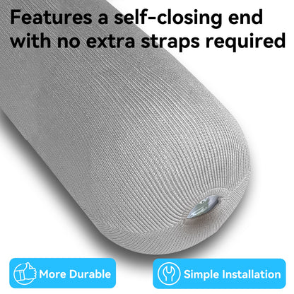 HTM Boat Fender Cover, Acrylic Marine Fender Sleeve, 3 Sizes, 1/2/4 Pack