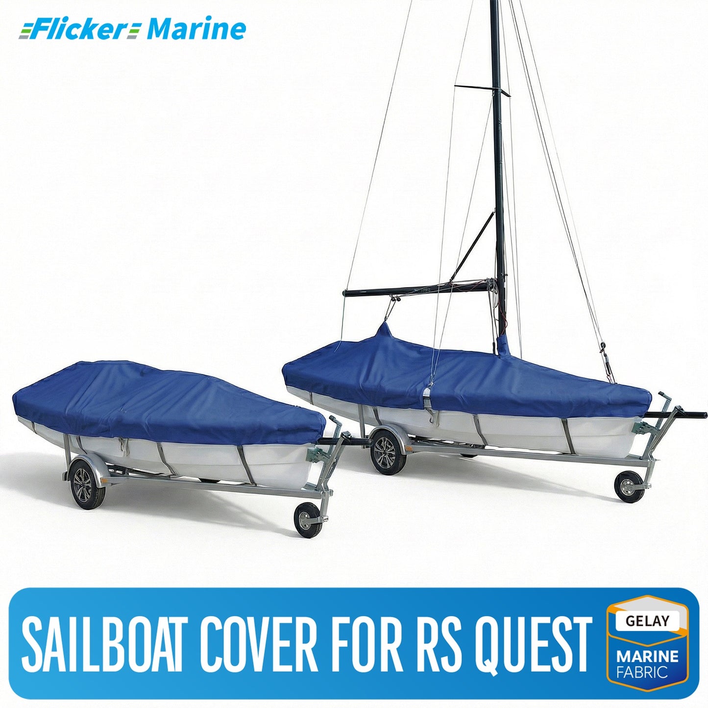 Colorful Sailboat Cover for RS Quest