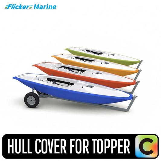 Colorful Sailboat Cover for Topper