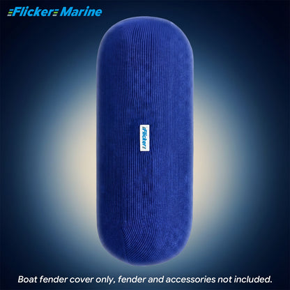 HTM Acrylic Boat Fender Cover, Marine Fender Protector Sleeve, 3 Sizes, 1/2/4 Pack