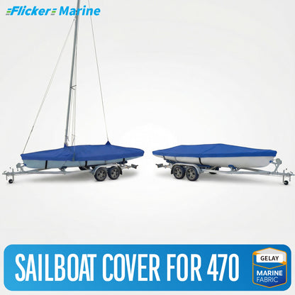 Colorful Sailboat Cover for 470