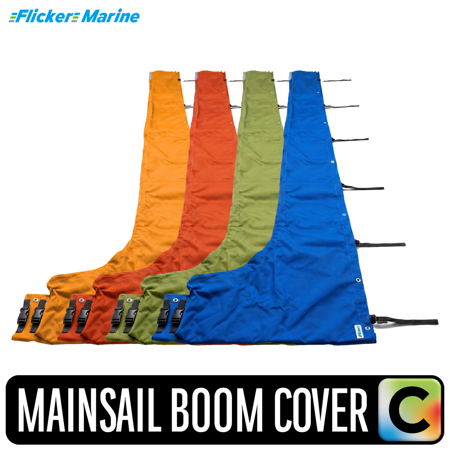 Colorful Mainsail Boom Cover