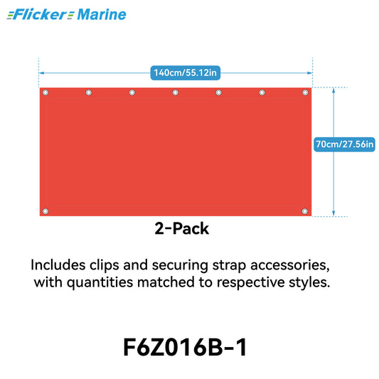 Quick-Release Bimini Side Shade Panels – Premium Sun-Blocking Fabric for Boat Bimini Tops