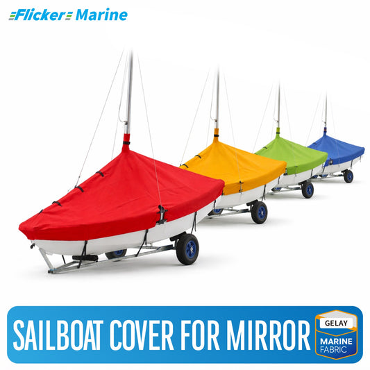 Colorful Sailboat Cover for Mirror
