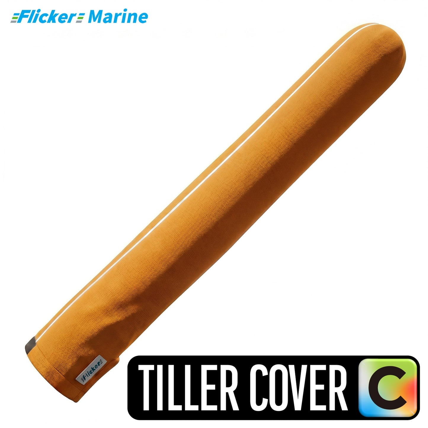 Colorful Tiller Cover with Reflective Strips