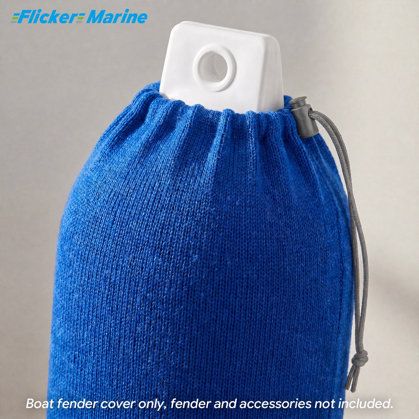 Acrylic Boat Fender Cover, Marine Fender Protector Sleeve, 3 Sizes, Royal Blue & Navy Blue, 2/4 Pack