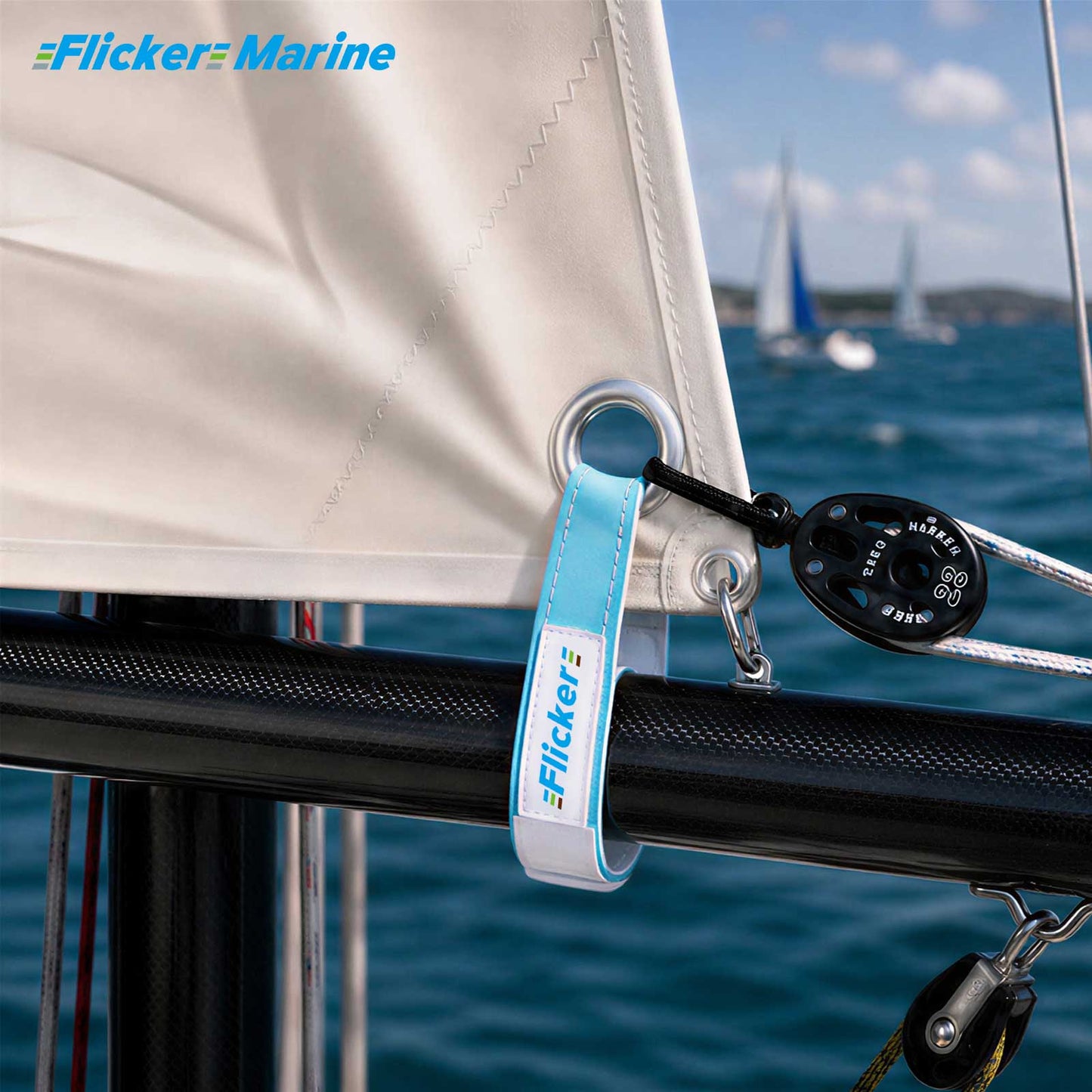Sailboat Mainsail Tie-Down Strap