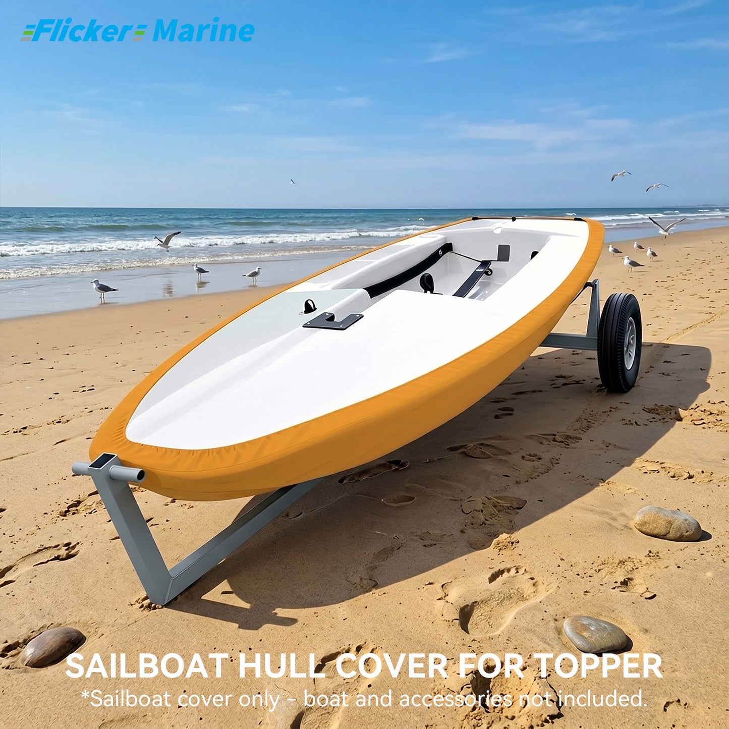Colorful Sailboat Cover for Topper