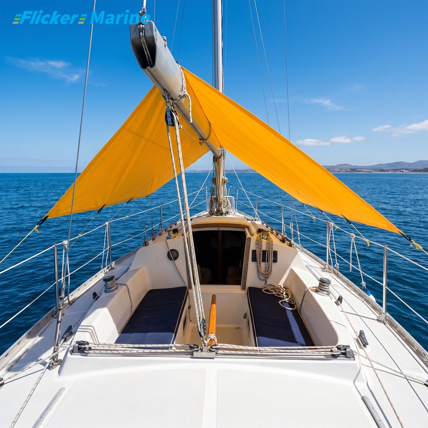 Colorful Sailboat Awning