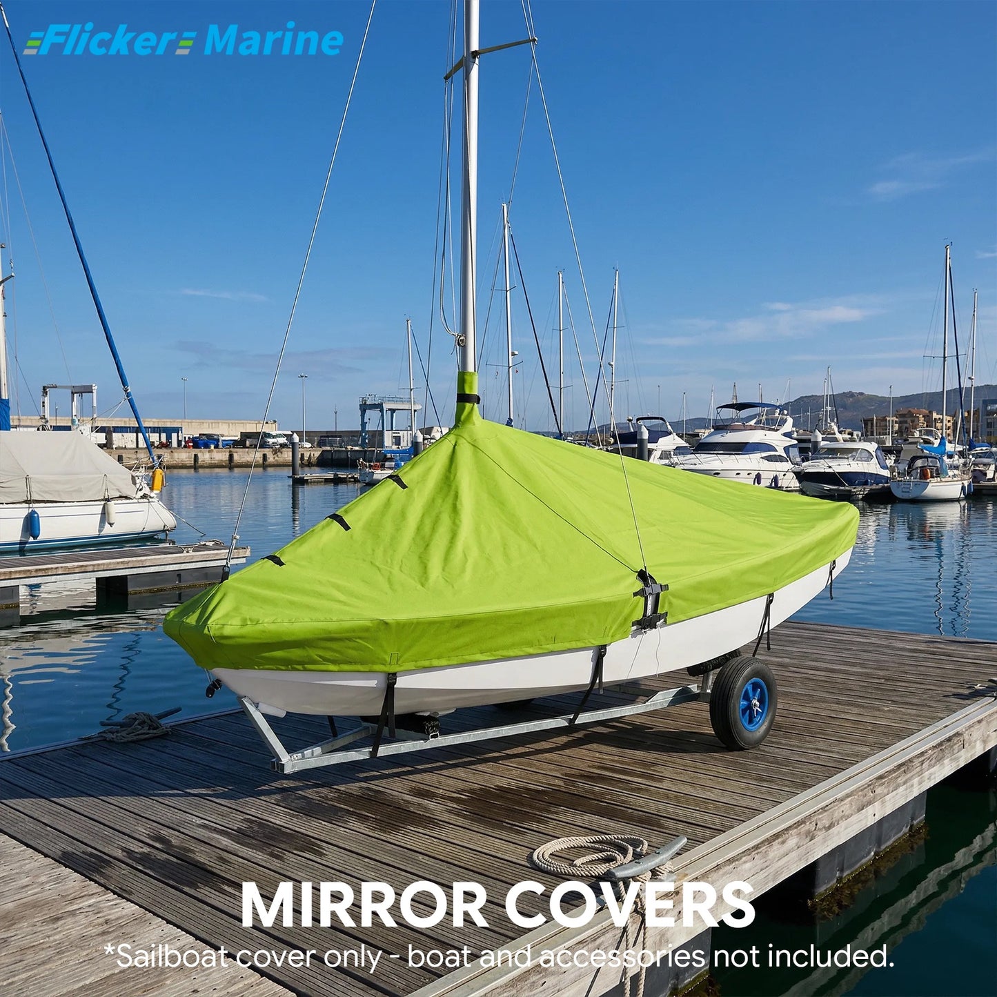 Colorful Sailboat Cover for Mirror