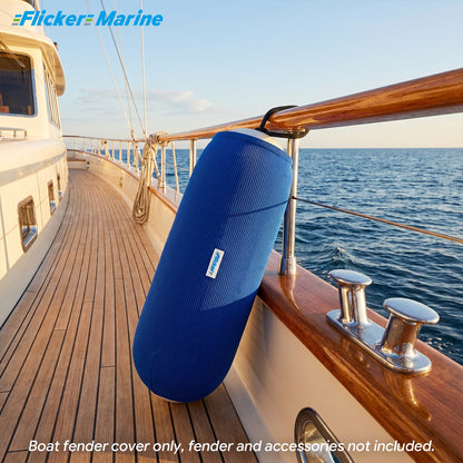 HTM Acrylic Boat Fender Cover, Marine Fender Protector Sleeve, 3 Sizes, 1/2/4 Pack