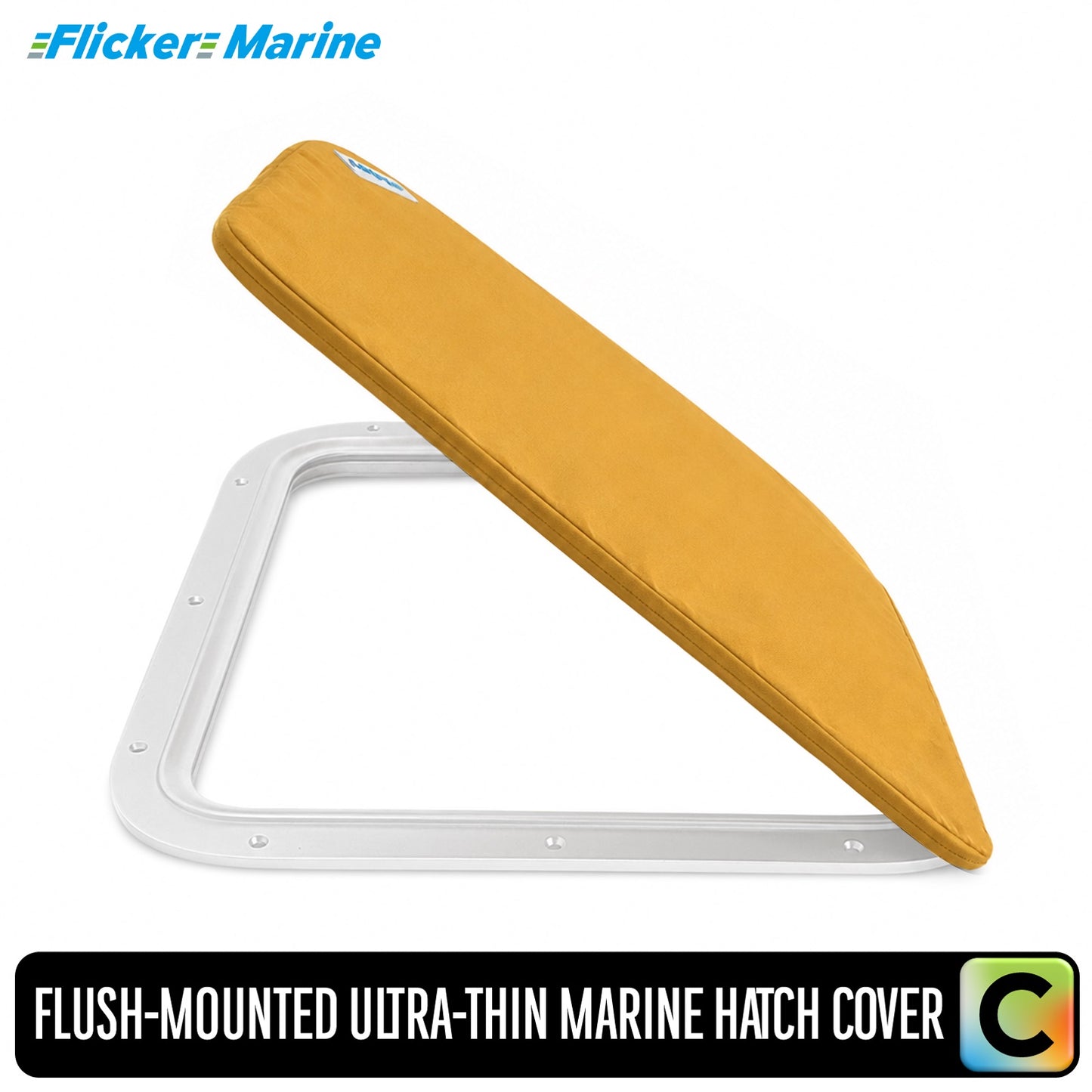 Colorful Flush Mounted Ultra-Thin Marine Hatch Cover for Lewmar