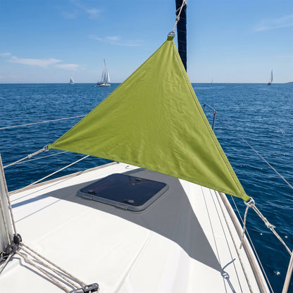 Colorful Triangular Hatch Sunshade
