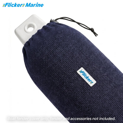 Acrylic Boat Fender Cover, Marine Fender Protector Sleeve, 3 Sizes, Royal Blue & Navy Blue, 2/4 Pack
