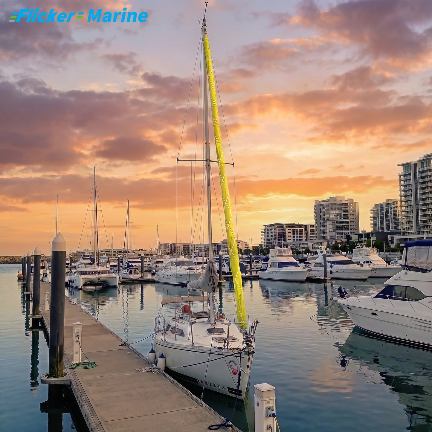 Colorful Jib Sail Cover