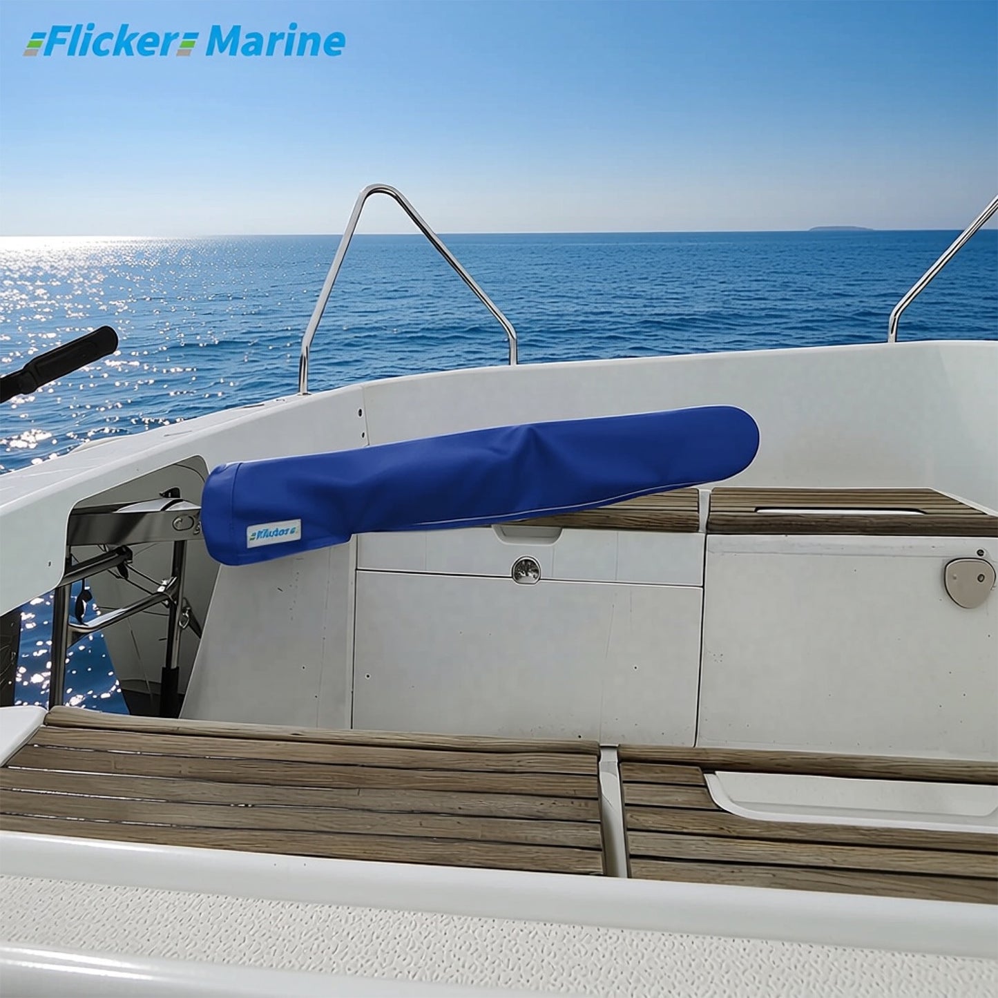 Colorful Tiller Cover with Reflective Strips