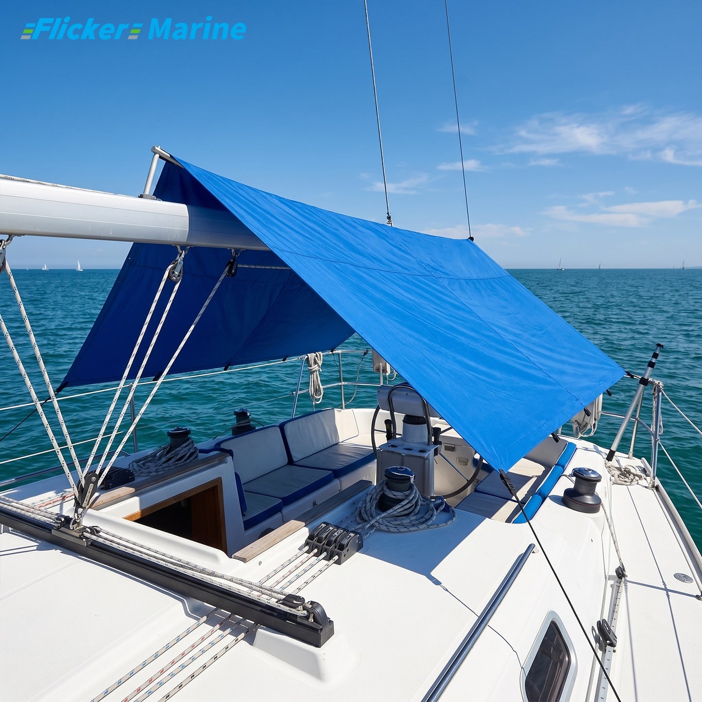Colorful Sailboat Awning