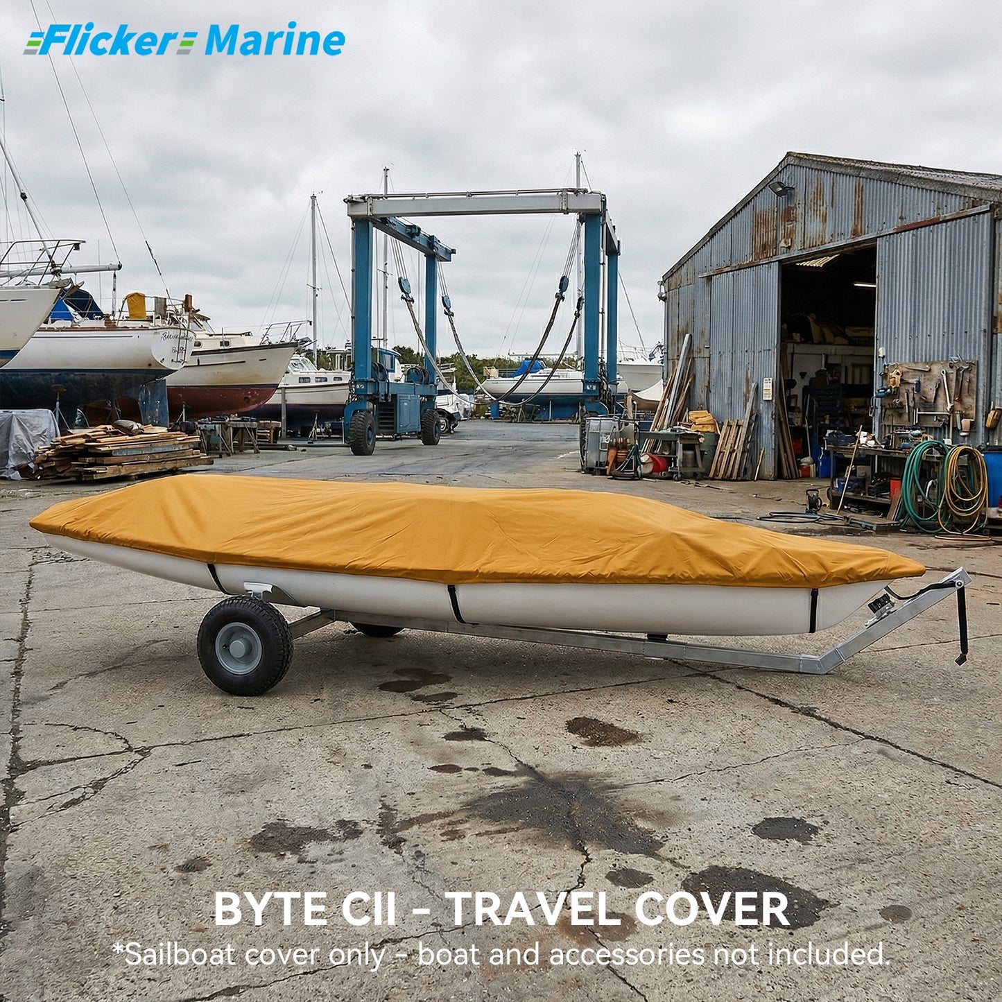Colorful Sailboat Cover for Byte CII