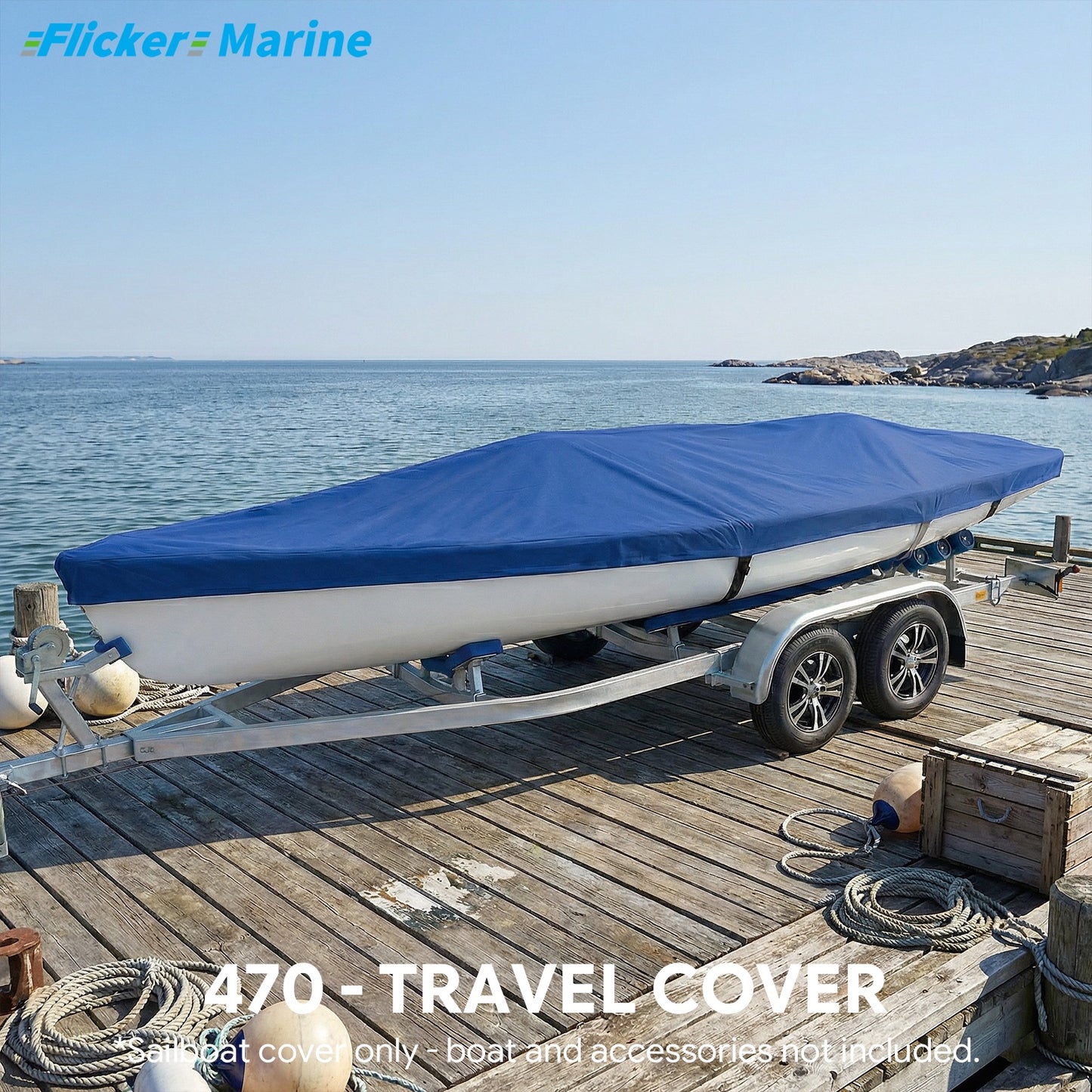 Colorful Sailboat Cover for 470