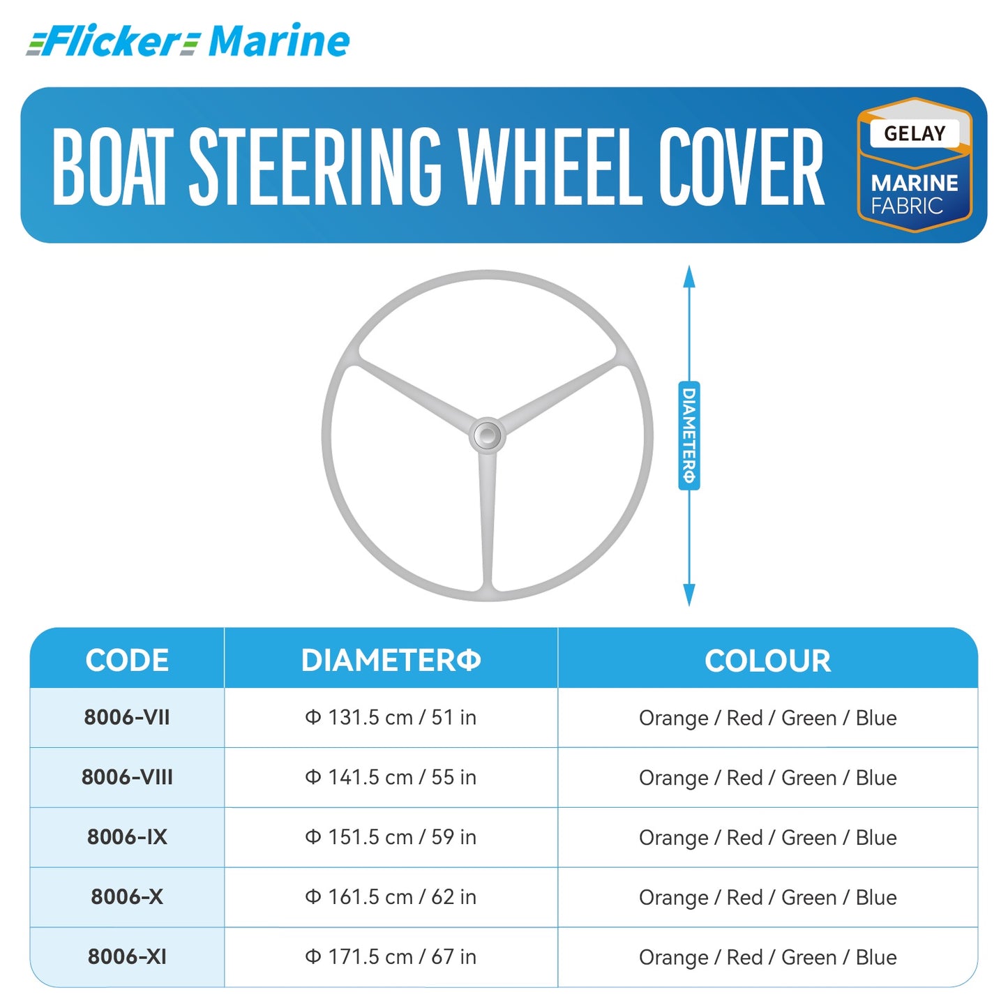 Colorful Steering Wheel Cover