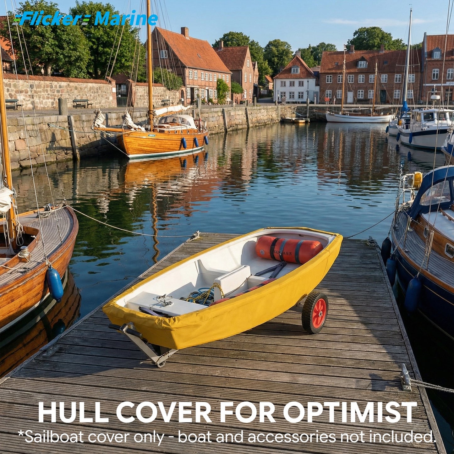 Colorful Sailboat Cover for Optimist