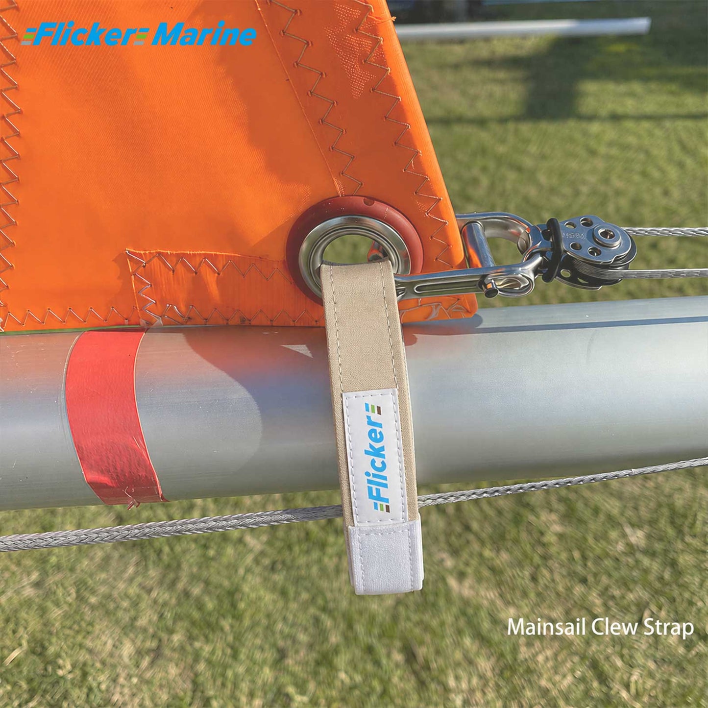 Sailboat Mainsail Tie-Down Strap