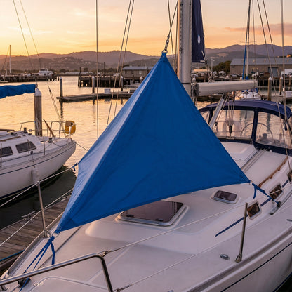 Colorful Triangular Hatch Sunshade