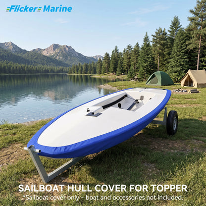 Colorful Sailboat Cover for Topper