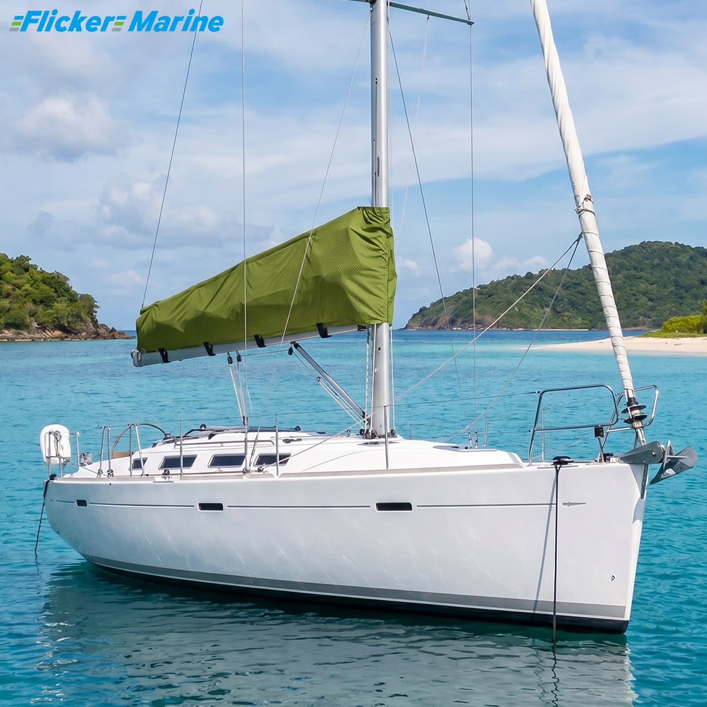 Colorful Mainsail Boom Cover