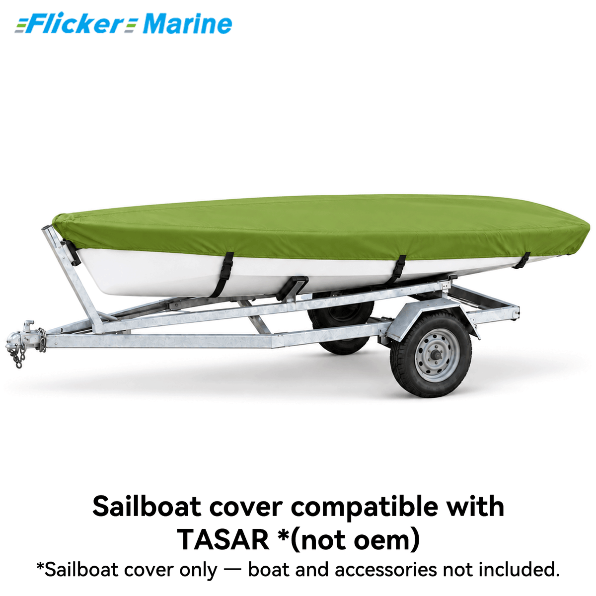 Flicker Marine Sailboat Cover, Polyester Waterproof UV Protection, Compatible With Tasar Sailboat, Multi Color Optional with Quick Release Buckles