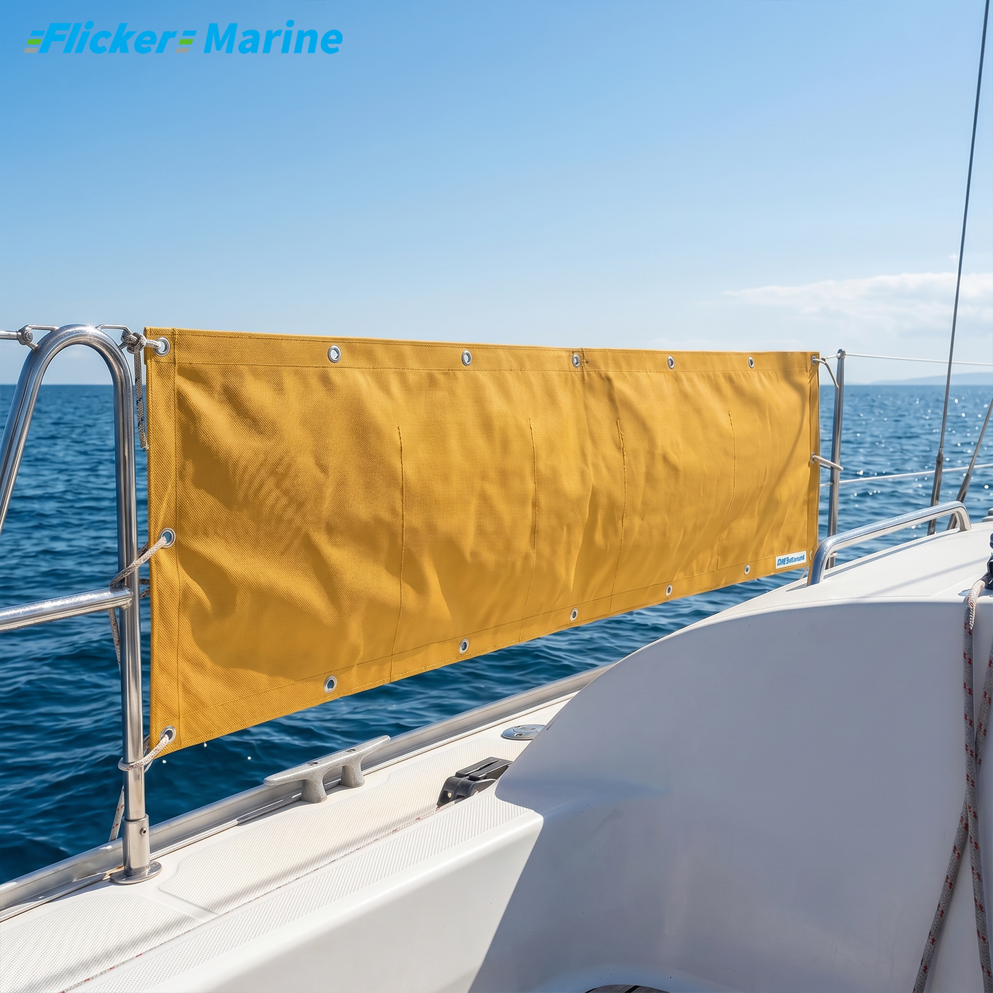 Colorful Sailboat Privacy Screen