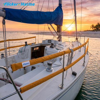 Colorful Sailboat Rail Cover
