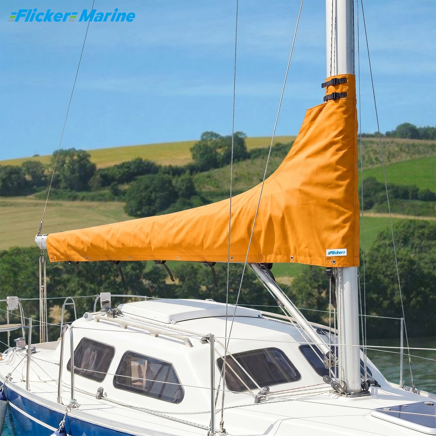 Colorful Mainsail Boom Cover