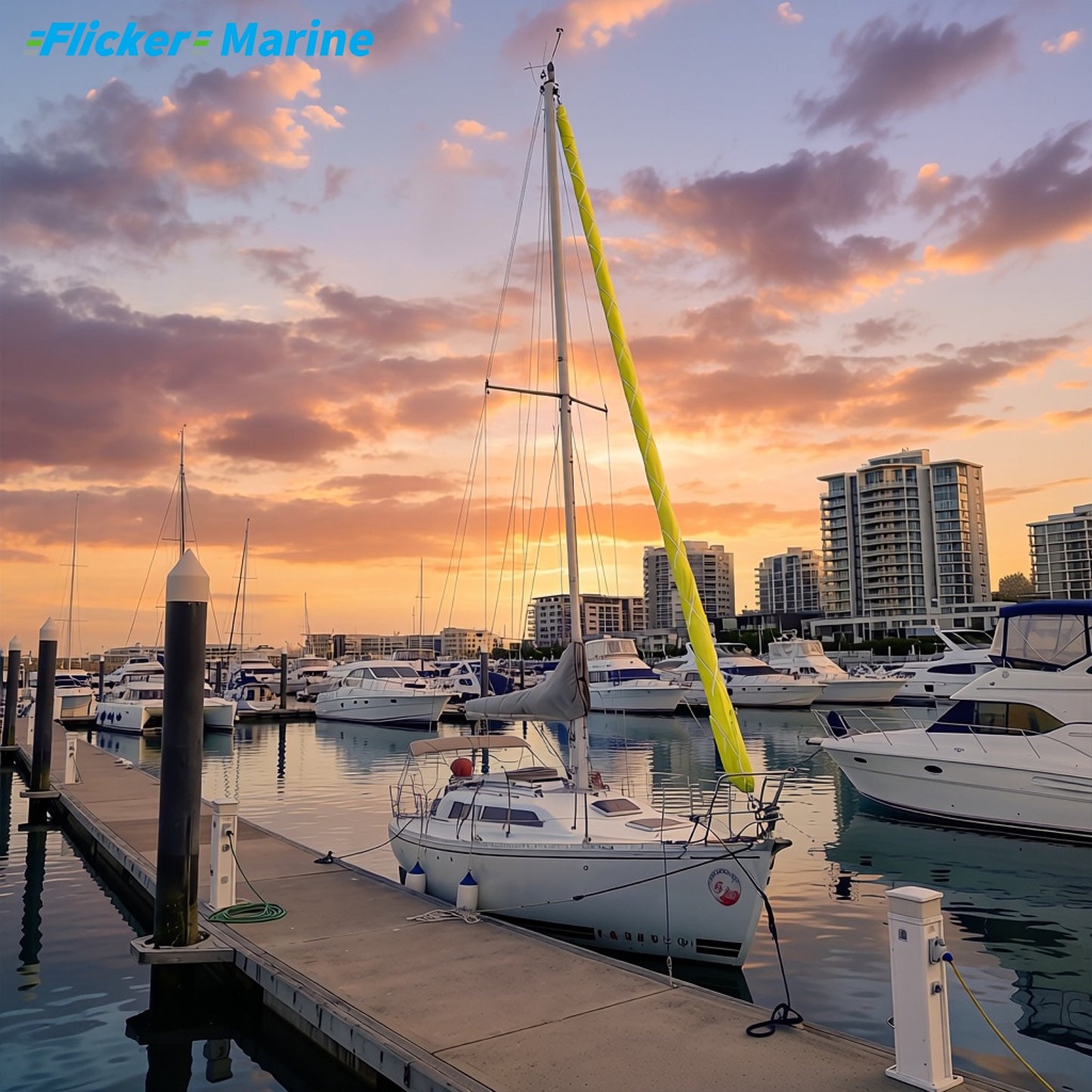 Colorful Jib Sail Cover
