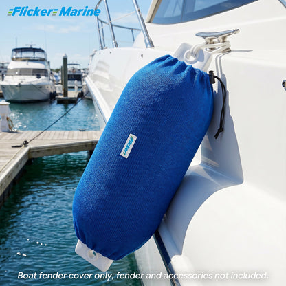 Acrylic Boat Fender Cover, Marine Fender Protector Sleeve, 3 Sizes, Royal Blue & Navy Blue, 2/4 Pack