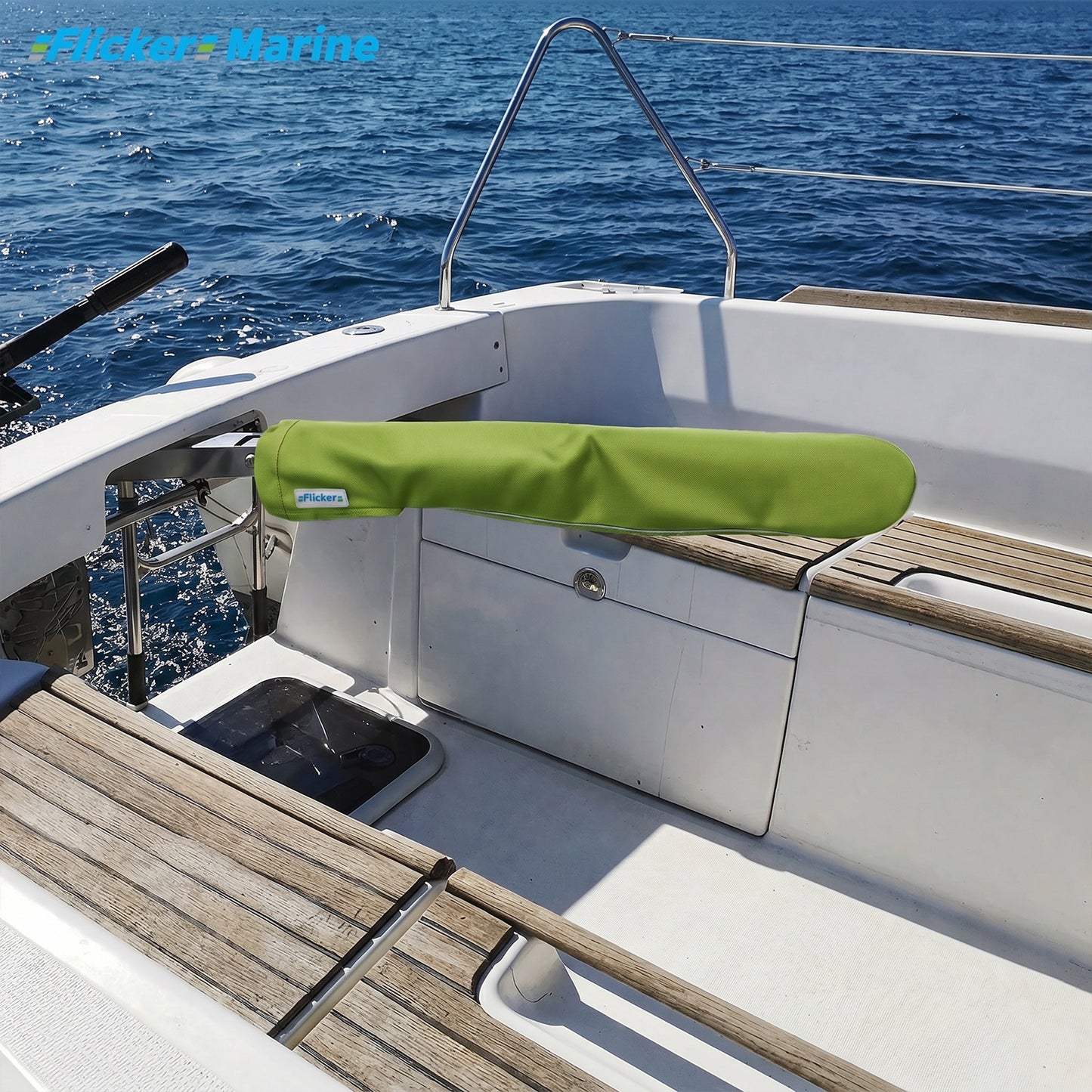 Colorful Tiller Cover with Reflective Strips
